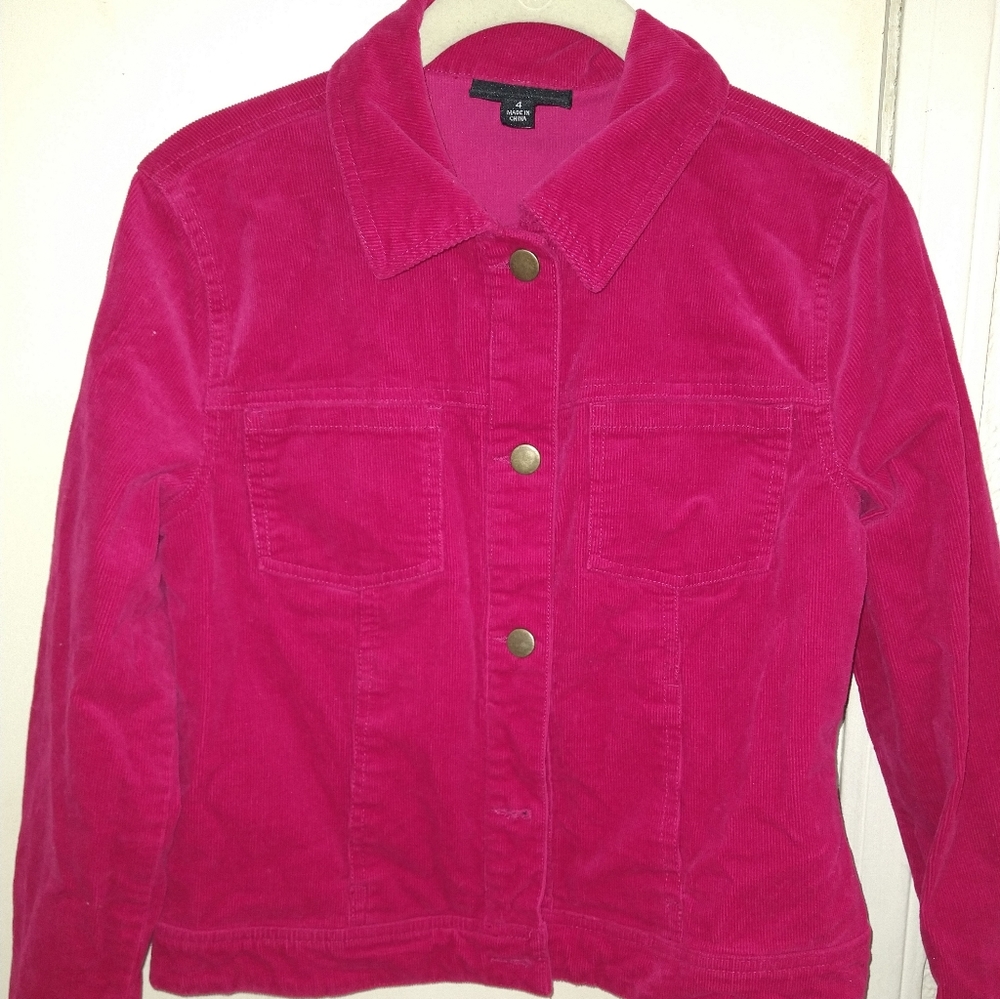 Ladies metro style corduroy jacket size 4